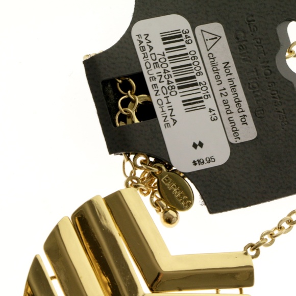 Express Fashion-Necklace Gold NWT - Picture 3 of 5
